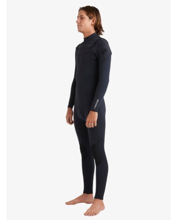 Hombre con traje de surf con cremallera en el pecho Quiksilver Everyday Sessions 5/4/3mm negro 