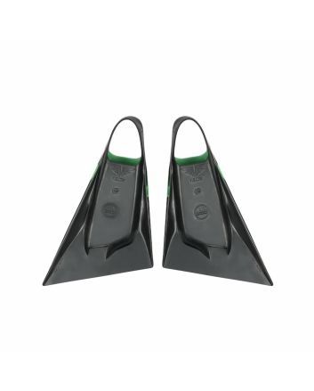 Aletas de bodyboard Pride Vulcan V3 verde y negro