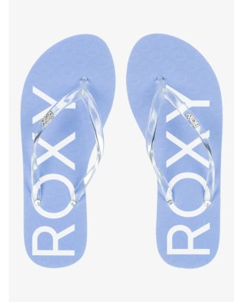 Chanclas de playa Roxy Viva Jelly Blue Mist para mujer 