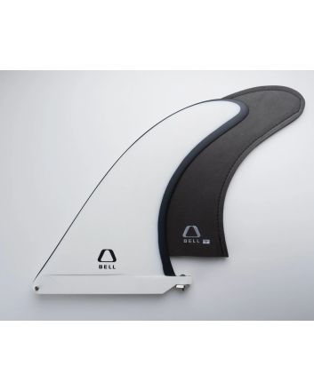 Quilla para longboard Bell Fins Single Fin 9 pulgadas blanca