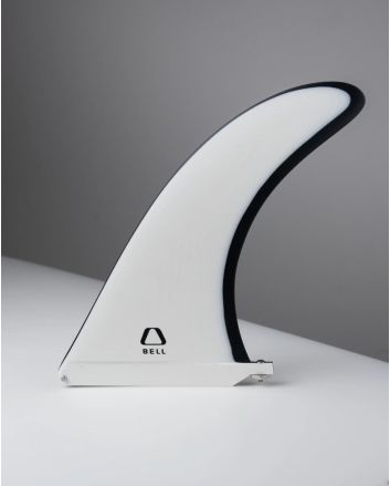 Quilla para longboard Bell Fins Single Fin 9 pulgadas blanca