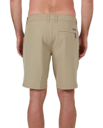 Hombre con Pantalón corto híbrido Salty Crew Lowtide Hybrid Khaki