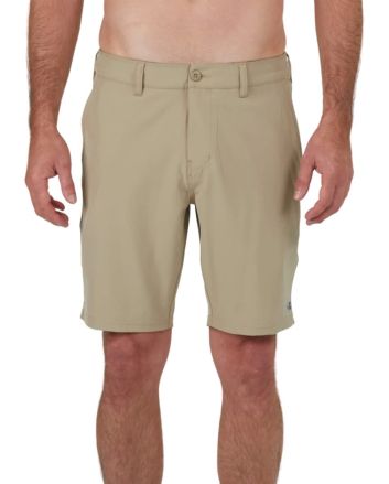 Hombre con Pantalón corto híbrido Salty Crew Lowtide Hybrid Khaki