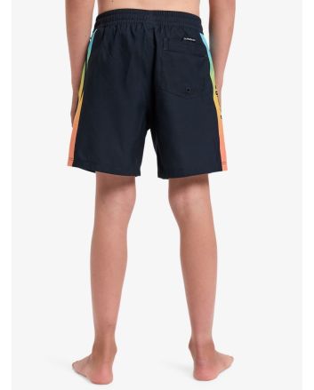 Niño con Bañador Quiksilver Everyday Holmes Volley 14'' Negro