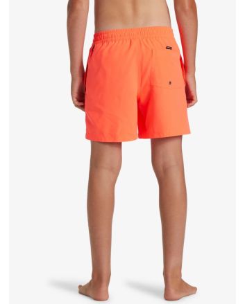 Niño con Bañador Quiksilver Everyday Solid Volley Youth 14'' Fiery Coral