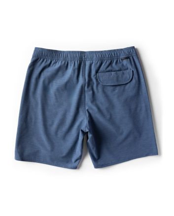 Bañador de cintura elástica Vissla Solid Sets 17.5" Ecolastic Azul para hombre