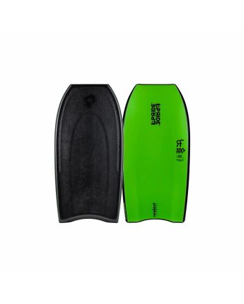Bodyboard Pride Realest PP Radial Flex SDC+ Varial 42'' Negro-Verde Flúor