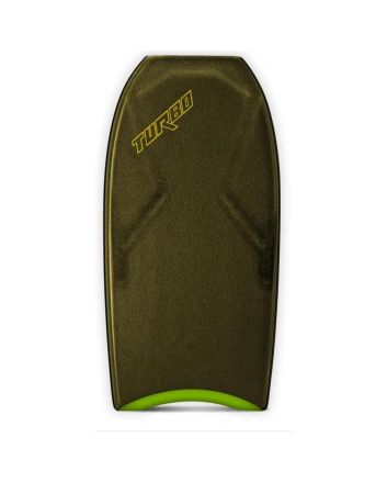 Tabla de Bodyboard Turbo The Six PP Verde Militar/Amarillo