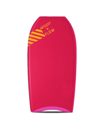 Tabla de Bodyboard Turbo x Flow PP Rojo/Violeta Jade 