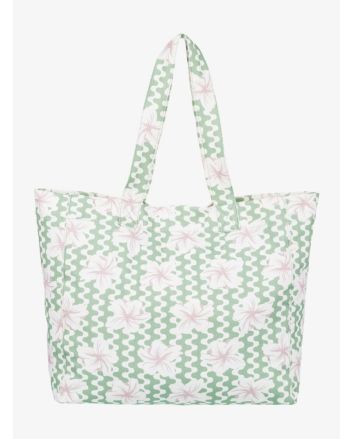 Vista frontal de la bolsa Roxy Anti Bad Vibes con estampado floral