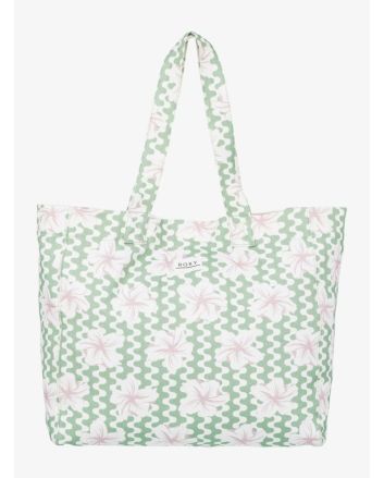 Vista frontal de la bolsa Roxy Anti Bad Vibes con estampado floral