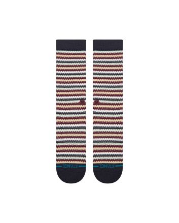 Calcetines Stance Chiclets Waffle Knit Crew Azul Marino Unisex 