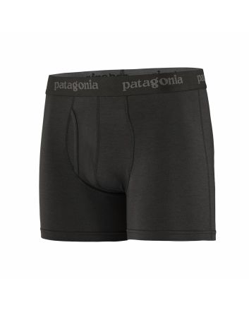 Calzoncillos Patagonia M's Essential Boxer Briefs 3" negros para hombre