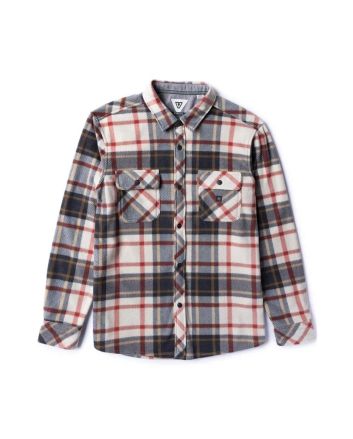 Camisa polar de franela Vissla Eco-Zy LS Polar Flannel en color Dune para hombre