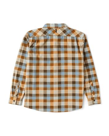 Camisa de de franela polar Vissla Eco-Zy LS Polar Flannel Dark Denim para hombre