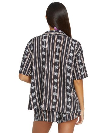 Mujer con Camisa de manga corta Volcom Sun Stunner Black Combo 