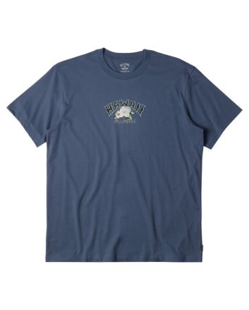 Camiseta Premium de manga corta Billabong Hawaii Azul para hombre