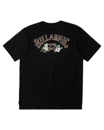 Camiseta Premium de manga corta Billabong Lazarus Arch Negra para hombre