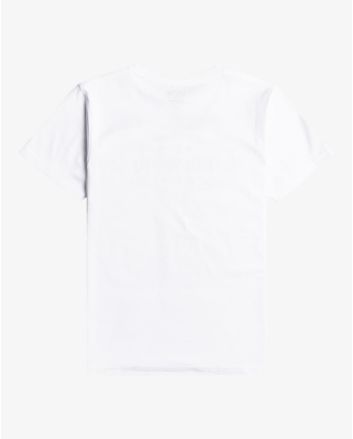 Camiseta de manga corta Billabong Trademark Boy blanca para chico 8 a 16 años