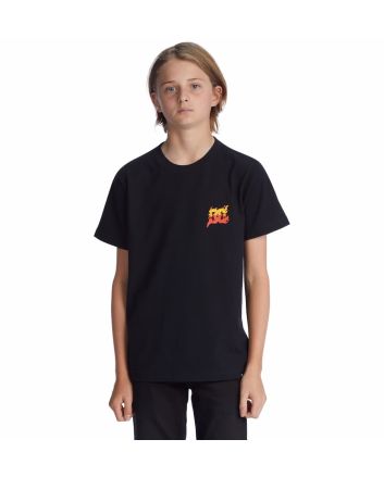 Niño con Camiseta de manga corta DC Shoes Burner Boy Negra 