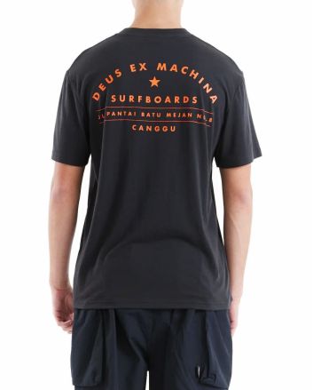 Hombre con Camiseta de manga corta Deus Canggu Surf Address Negra