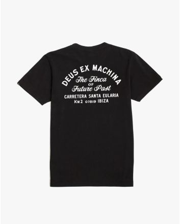 Camiseta con bolsillo Deus Ex Machina Ibiza Address Negra para hombre
