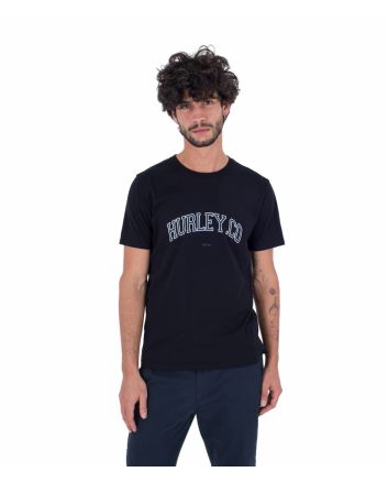 Hombre con camiseta de manga corta Hurley H2O Dri Authentic Negra