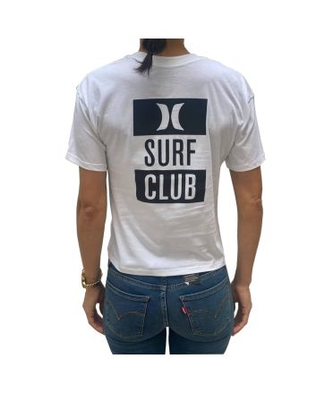 Mujer con camiseta de manga corta Hurley Surf Club
