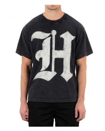 Hombre con camiseta de manga corta Hurley Travis Barker Big H Negra
