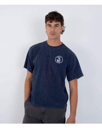 Hombre con Camiseta de manga corta Hurley x Travis Barker Rabbit March Azul 