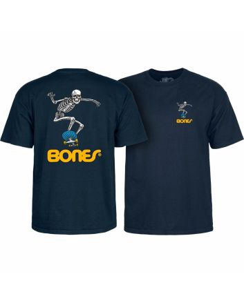 Camiseta de manga corta Powell Peralta Skateboard Skeleton 2 azul marino para hombre