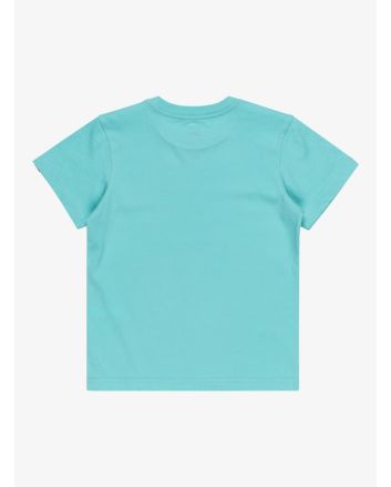 Camiseta de manga corta Quiksilver Tasty Waves Azul Aguamarina para niños 2-7 años