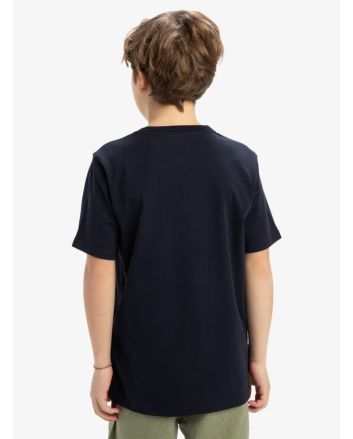 Niño con camiseta Quiksilver Ev Gradient Box Dark Navy