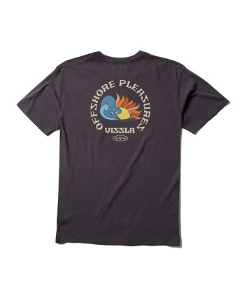 Camiseta de manga corta con bolsillo Vissla Offshore Pleasures Phantom para hombre