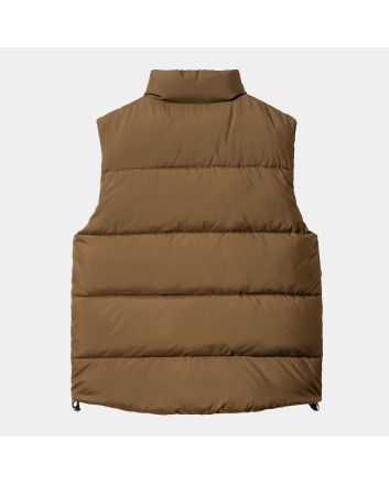 Chaleco acolchado e impermeable Carhartt WIP Springfield Vest Marrón Tamarind-Buckeye para hombre