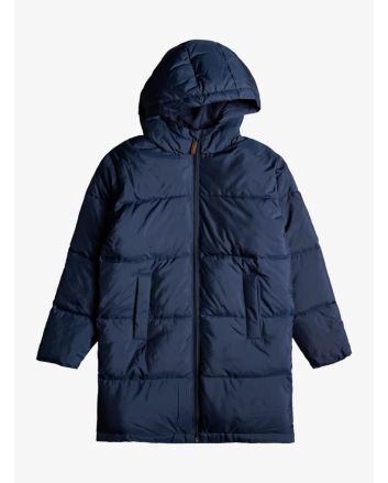 Chaqueta larga acolchada Roxy Glory Box Azul Marino para niña 8-16 años