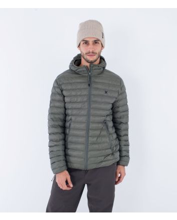 Hombre con Chaqueta impermeable con capucha Hurley Campbell Puffer Jacket Cargo