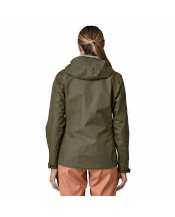 Mujer con Chubasquero Plegable Patagonia W's Torrentshell 3L Rain Jacket Verde Pino