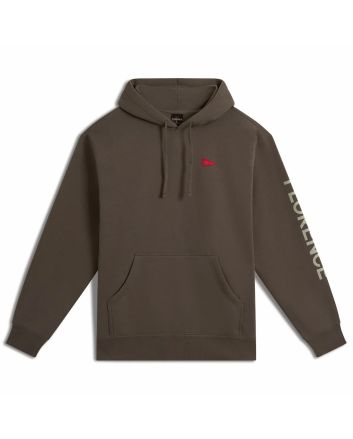 Sudadera Florence Marine X Burgee Hoodie color marrón Pumice con logo y capucha para hombre