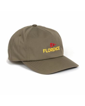 Gorra Florence Marine X Logo Twill verde oliva con logo bordado y visera curvada para hombre