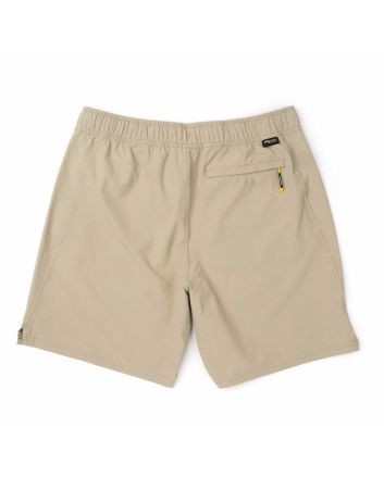Pantalón corto técnico Florence Marine X All-Purpose Cordura color Vintage Khaki con cintura elástica y cordón negro para hombre 