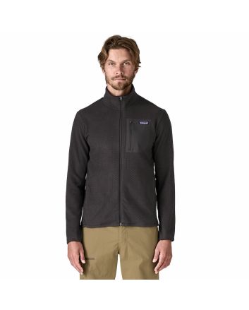 Hombre con forro polar técnico Patagonia Air Fleece Jacket Negro
