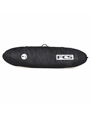 Funda para tabla de surf FCS Travel 1 Longboard Cover 9'6 Negro-Gris