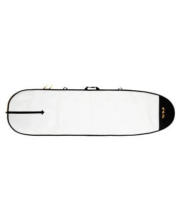 Funda para tabla de surf FCS Classic Fun Board Cover 6'3 color Negro y Mango