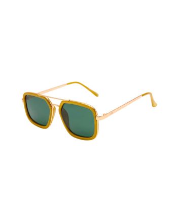 Gafas de sol I-SEA Cruz para mujer en color aguacate con lentes polarizadas verdes