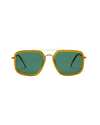 Gafas de sol I-SEA Cruz para mujer en color aguacate con lentes polarizadas verdes