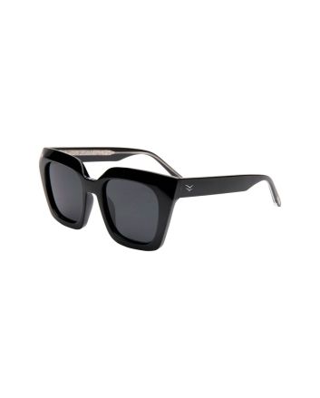 Gafas de sol I-SEA Jemma para mujer color negro con lentes polarizadas smoke y montura oversize cuadrada