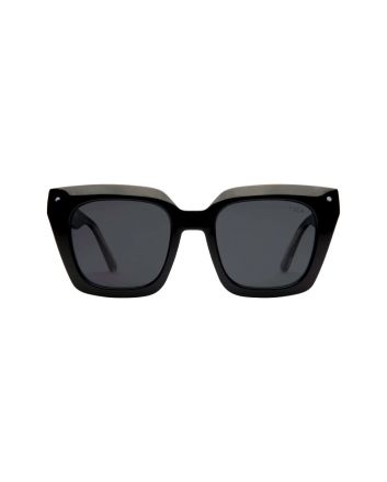 Gafas de sol I-SEA Jemma para mujer color negro con lentes polarizadas smoke y montura oversize cuadrada