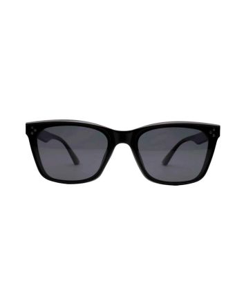 Gafas de sol I-SEA Kiki con montura geométrica negra y lentes polarizadas ahumadas para mujer