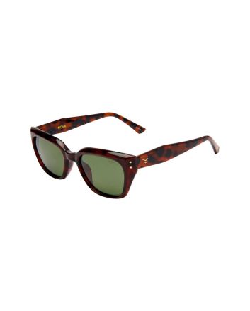 Gafas de sol I-SEA Nova color Tortoise con lentes polarizadas verdes para mujer